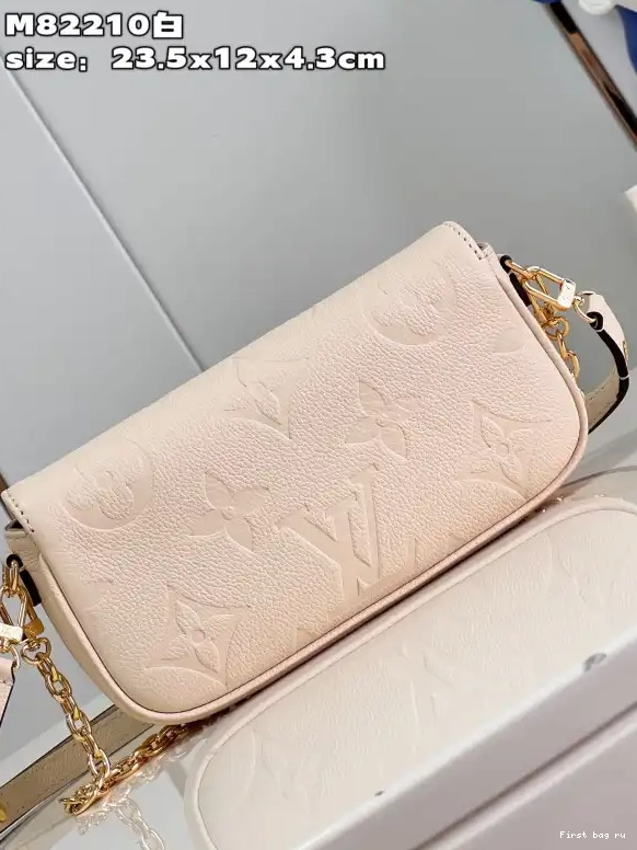 Frstbag ru Wallet on Ivy-23.5*12*4.3cm VUITTON Chain LOUIS 0522